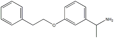 1-[3-(2-phenylethoxy)phenyl]ethanamine Struktur