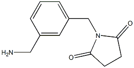 1-[3-(aminomethyl)benzyl]pyrrolidine-2,5-dione Struktur