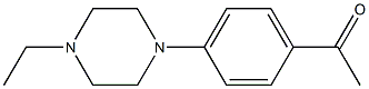 1-[4-(4-ethylpiperazin-1-yl)phenyl]ethan-1-one Struktur