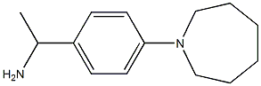 1-[4-(azepan-1-yl)phenyl]ethan-1-amine Struktur