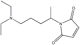 1-[4-(diethylamino)-1-methylbutyl]-2,5-dihydro-1H-pyrrole-2,5-dione Struktur