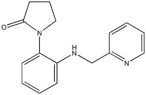 1-{2-[(pyridin-2-ylmethyl)amino]phenyl}pyrrolidin-2-one Struktur