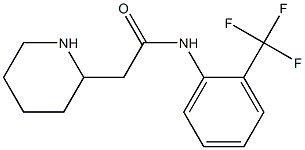 2-(piperidin-2-yl)-N-[2-(trifluoromethyl)phenyl]acetamide Struktur