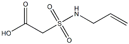 2-(prop-2-en-1-ylsulfamoyl)acetic acid Struktur