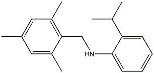 2-(propan-2-yl)-N-[(2,4,6-trimethylphenyl)methyl]aniline Struktur