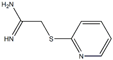 2-(pyridin-2-ylsulfanyl)ethanimidamide Struktur