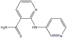 2-(pyridin-3-ylamino)pyridine-3-carbothioamide Struktur