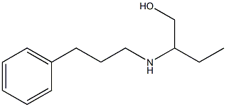 2-[(3-phenylpropyl)amino]butan-1-ol Struktur