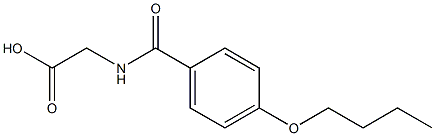 2-[(4-butoxyphenyl)formamido]acetic acid Struktur