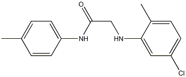 2-[(5-chloro-2-methylphenyl)amino]-N-(4-methylphenyl)acetamide Struktur