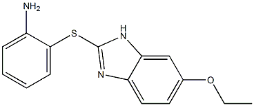 2-[(6-ethoxy-1H-1,3-benzodiazol-2-yl)sulfanyl]aniline Struktur