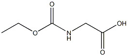 2-[(ethoxycarbonyl)amino]acetic acid Struktur