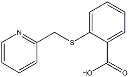 2-[(pyridin-2-ylmethyl)thio]benzoic acid Struktur