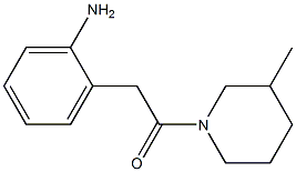 2-[2-(3-methylpiperidin-1-yl)-2-oxoethyl]aniline Struktur