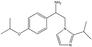 2-[2-(propan-2-yl)-1H-imidazol-1-yl]-1-[4-(propan-2-yloxy)phenyl]ethan-1-amine Struktur