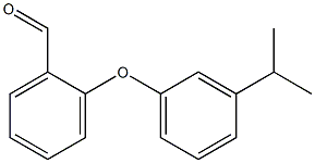 2-[3-(propan-2-yl)phenoxy]benzaldehyde Struktur