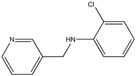 2-chloro-N-(pyridin-3-ylmethyl)aniline Struktur