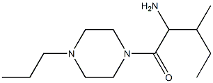 2-methyl-1-[(4-propylpiperazin-1-yl)carbonyl]butylamine Struktur