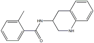 2-methyl-N-(1,2,3,4-tetrahydroquinolin-3-yl)benzamide Struktur