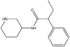 2-phenyl-N-(piperidin-3-yl)butanamide Struktur