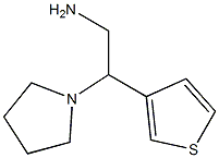 2-pyrrolidin-1-yl-2-thien-3-ylethanamine Struktur