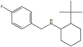 2-tert-butyl-N-[(4-fluorophenyl)methyl]cyclohexan-1-amine Struktur