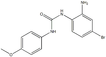 3-(2-amino-4-bromophenyl)-1-(4-methoxyphenyl)urea Struktur