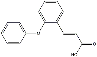 3-(2-phenoxyphenyl)prop-2-enoic acid Struktur