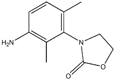 3-(3-amino-2,6-dimethylphenyl)-1,3-oxazolidin-2-one Struktur