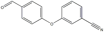 3-(4-formylphenoxy)benzonitrile Struktur