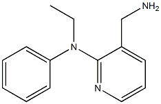 3-(aminomethyl)-N-ethyl-N-phenylpyridin-2-amine Struktur