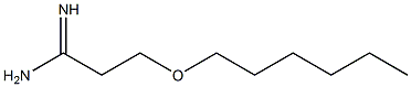 3-(hexyloxy)propanimidamide Struktur