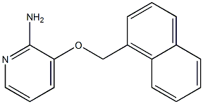 3-(naphthalen-1-ylmethoxy)pyridin-2-amine Struktur