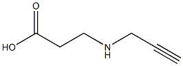 3-(prop-2-yn-1-ylamino)propanoic acid Struktur