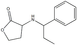 3-[(1-phenylpropyl)amino]oxolan-2-one Struktur