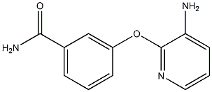 3-[(3-aminopyridin-2-yl)oxy]benzamide Struktur