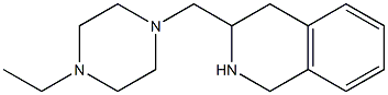 3-[(4-ethylpiperazin-1-yl)methyl]-1,2,3,4-tetrahydroisoquinoline Struktur