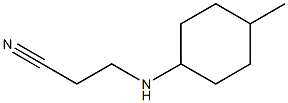 3-[(4-methylcyclohexyl)amino]propanenitrile Struktur