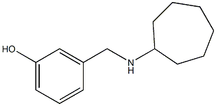 3-[(cycloheptylamino)methyl]phenol Struktur