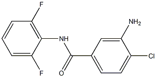 3-amino-4-chloro-N-(2,6-difluorophenyl)benzamide Struktur