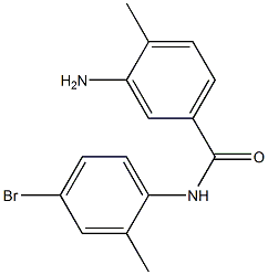 3-amino-N-(4-bromo-2-methylphenyl)-4-methylbenzamide Struktur