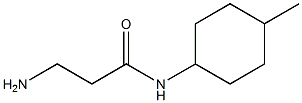 3-amino-N-(4-methylcyclohexyl)propanamide Struktur