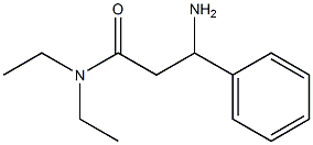 3-amino-N,N-diethyl-3-phenylpropanamide Struktur