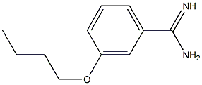 3-butoxybenzenecarboximidamide Struktur