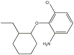 3-chloro-2-[(2-ethylcyclohexyl)oxy]aniline Struktur