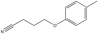 4-(4-methylphenoxy)butanenitrile Struktur