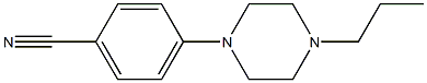 4-(4-propylpiperazin-1-yl)benzonitrile Struktur