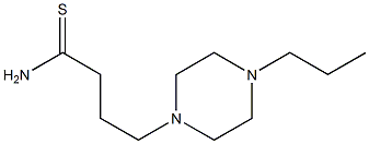 4-(4-propylpiperazin-1-yl)butanethioamide Struktur