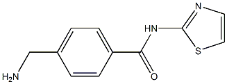 4-(aminomethyl)-N-1,3-thiazol-2-ylbenzamide Struktur