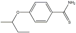 4-(butan-2-yloxy)benzene-1-carbothioamide Struktur